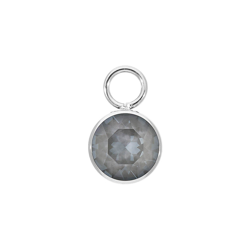 Bottone Charm 10 mm - Silver