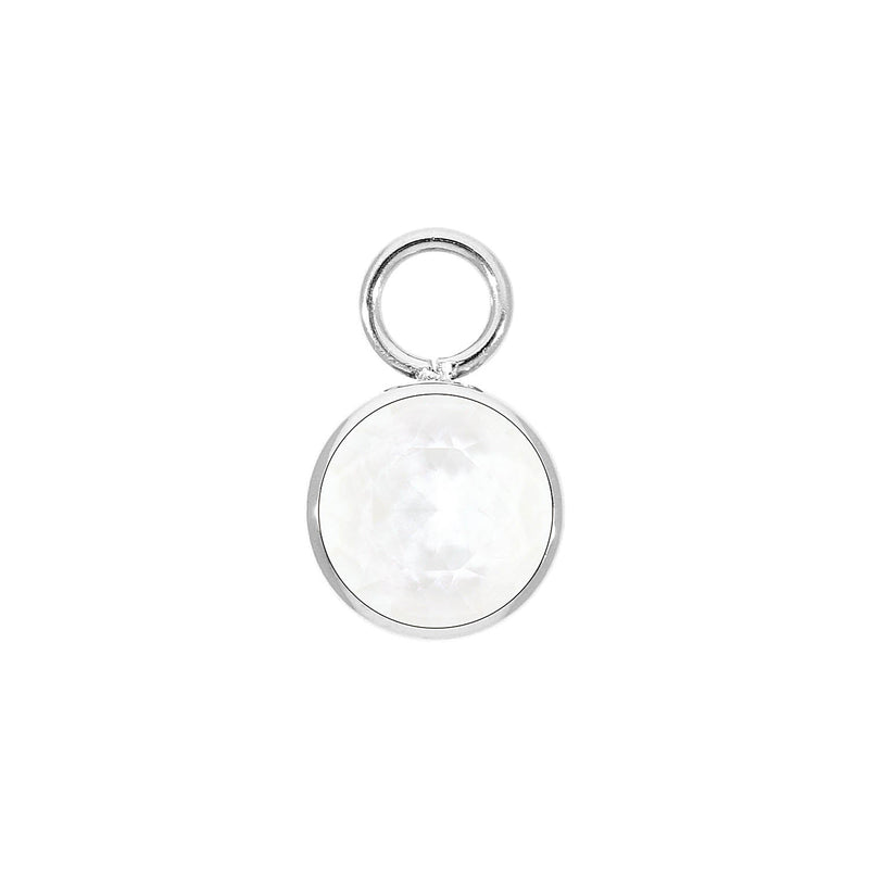 Bottone Charm 10 mm - Silver