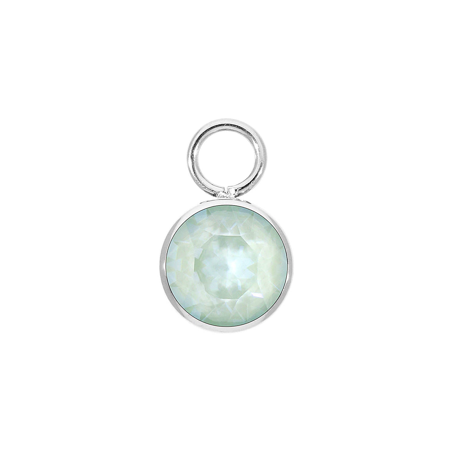 Bottone Charm 10 mm - Silver