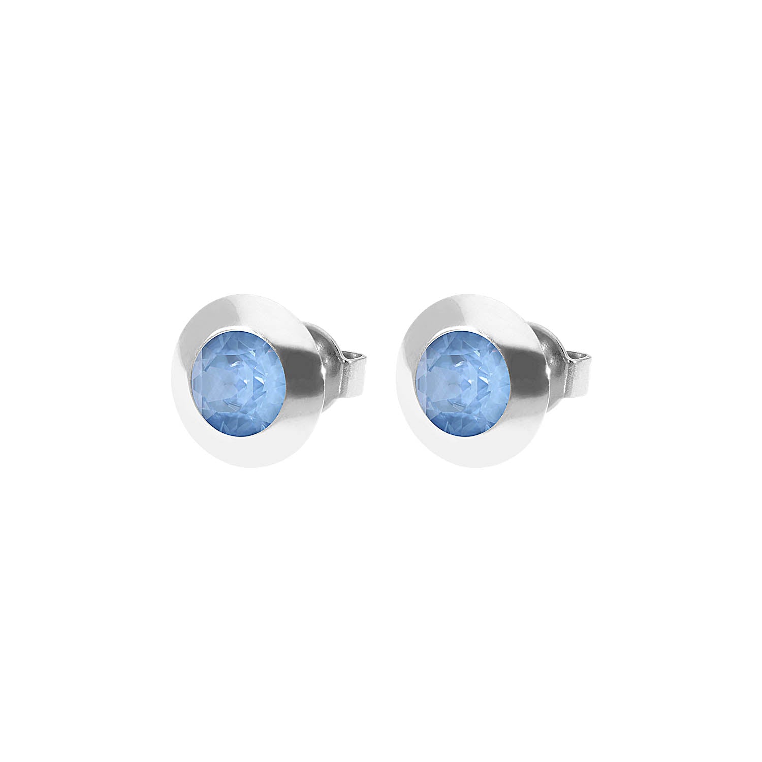 Tondo Ear Studs 9 mm - Silver