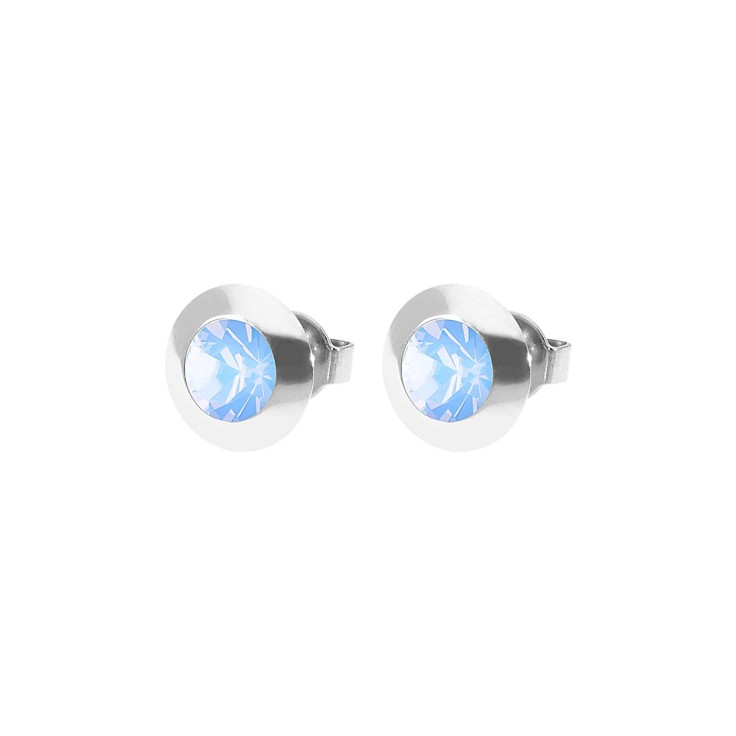 Tondo Ear Studs 9 mm - Silver