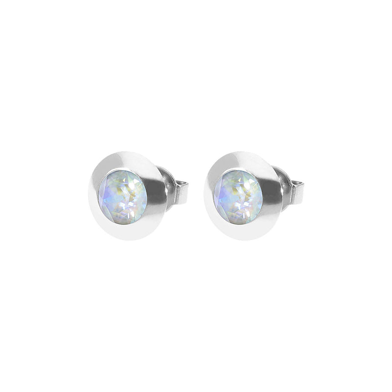 Tondo Ear Studs 9 mm - Silver