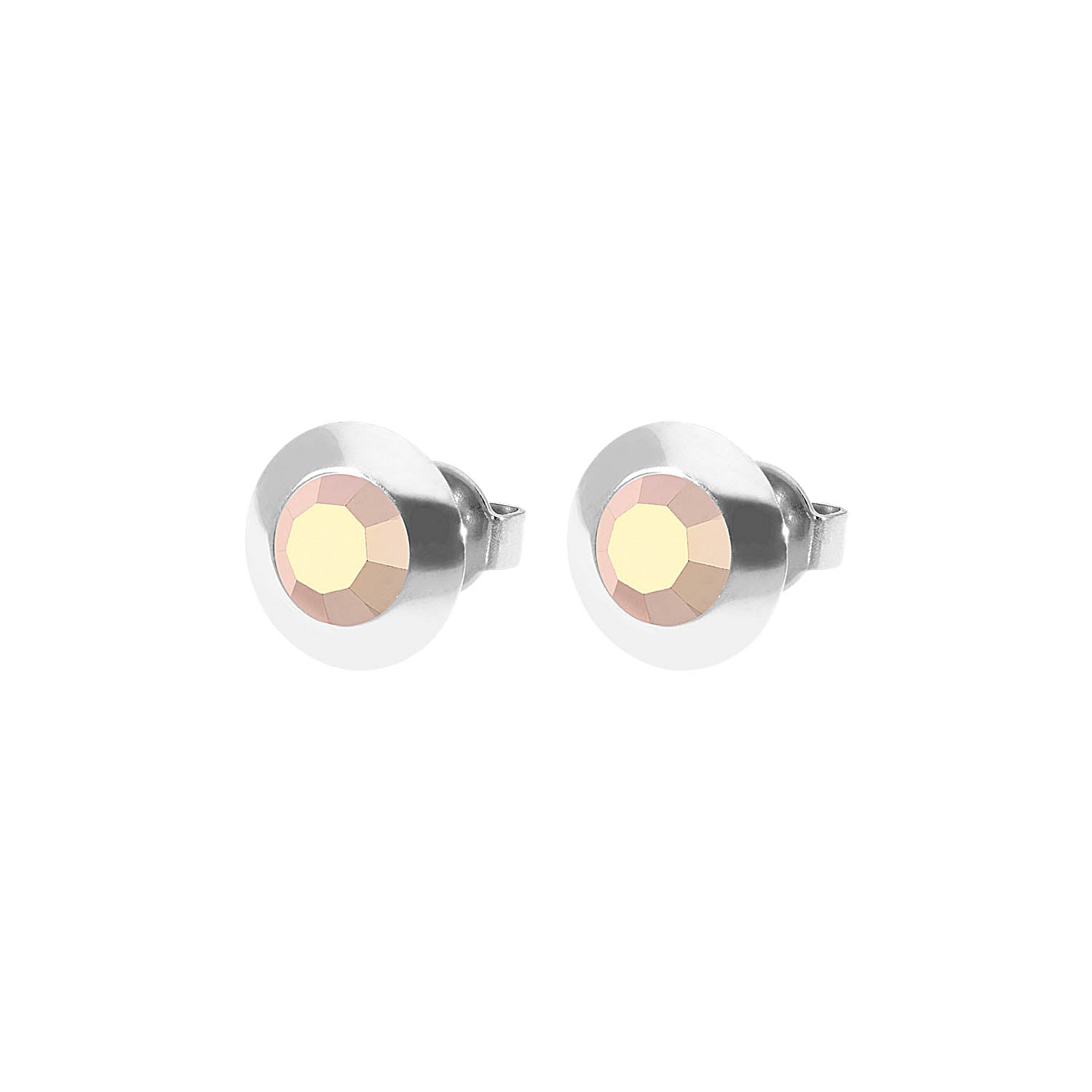 Tondo Ear Studs 9 mm - Silver