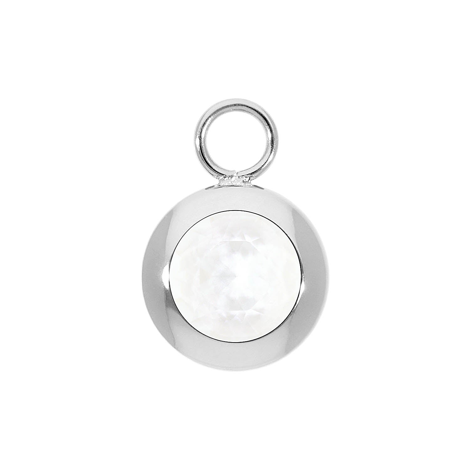 Tondo Charm 13 mm - Silber