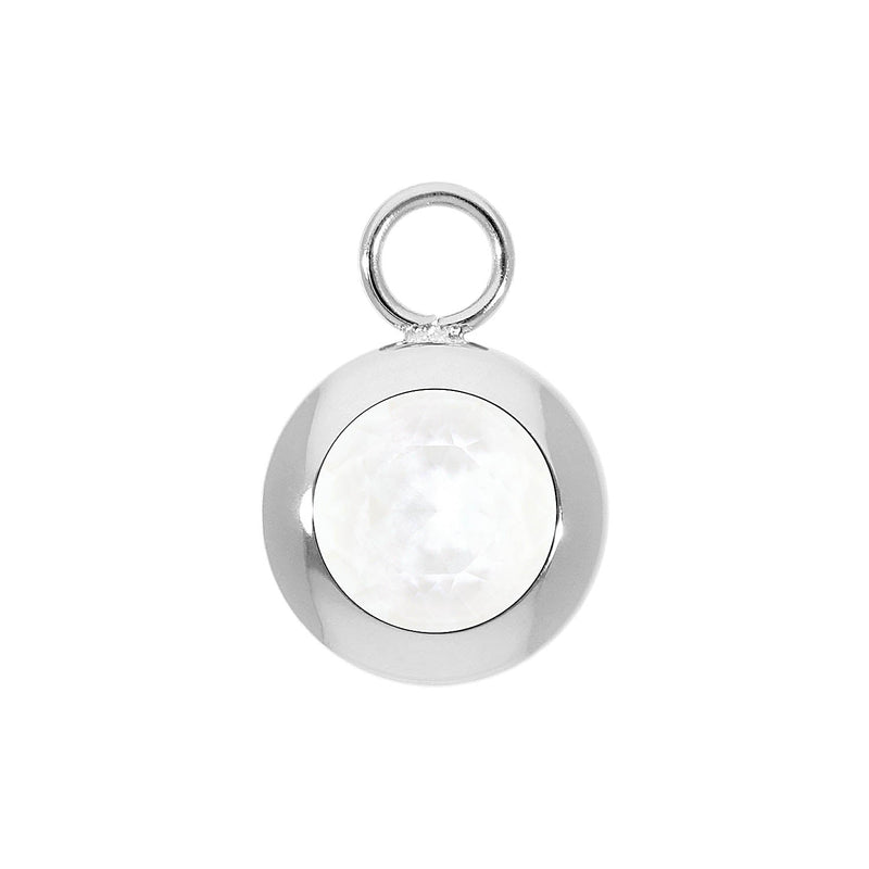 Tondo Charm 13 mm - Silber