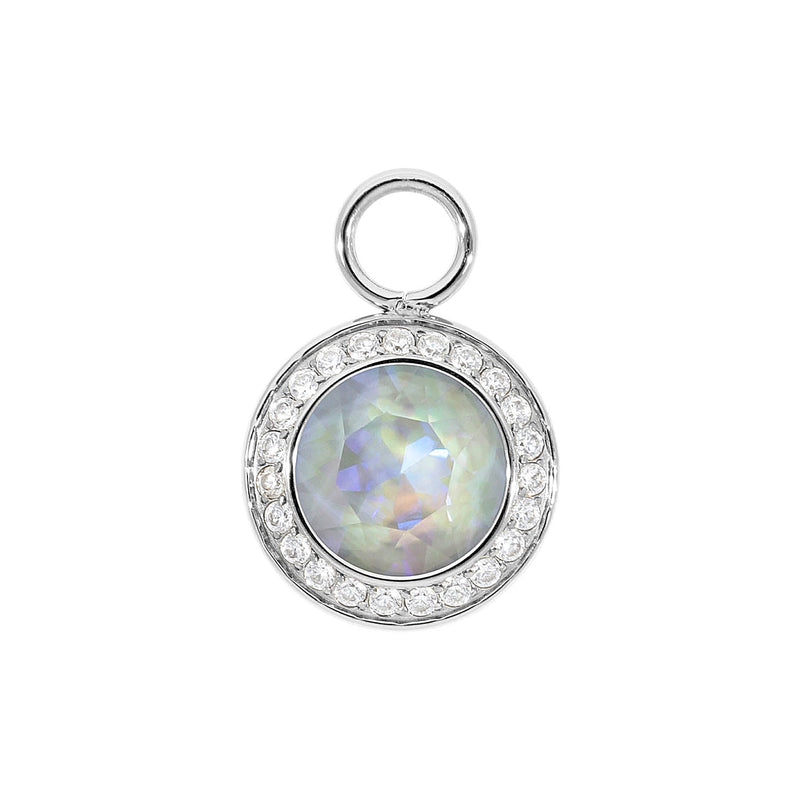 Tondo Deluxe Charm 13 mm - Silber