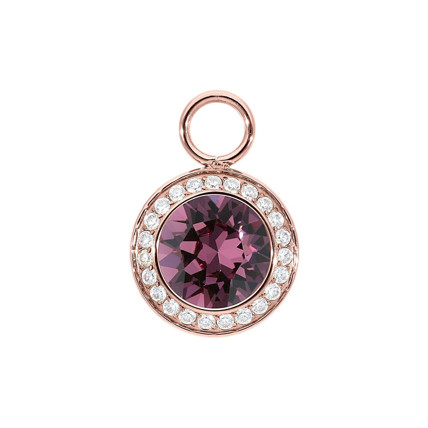 Tondo Deluxe Charm 13mm - Rose Gold