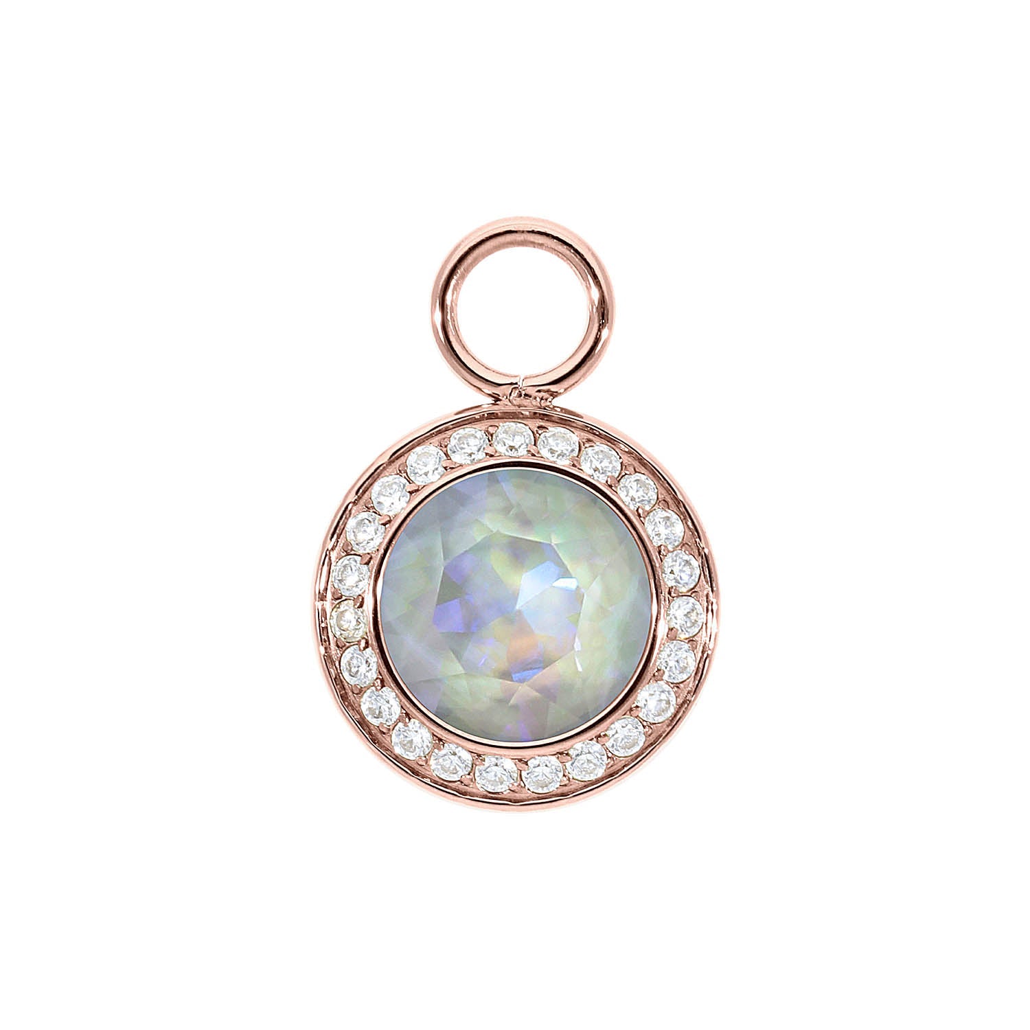 Tondo Deluxe Charm 13mm - Rose Gold