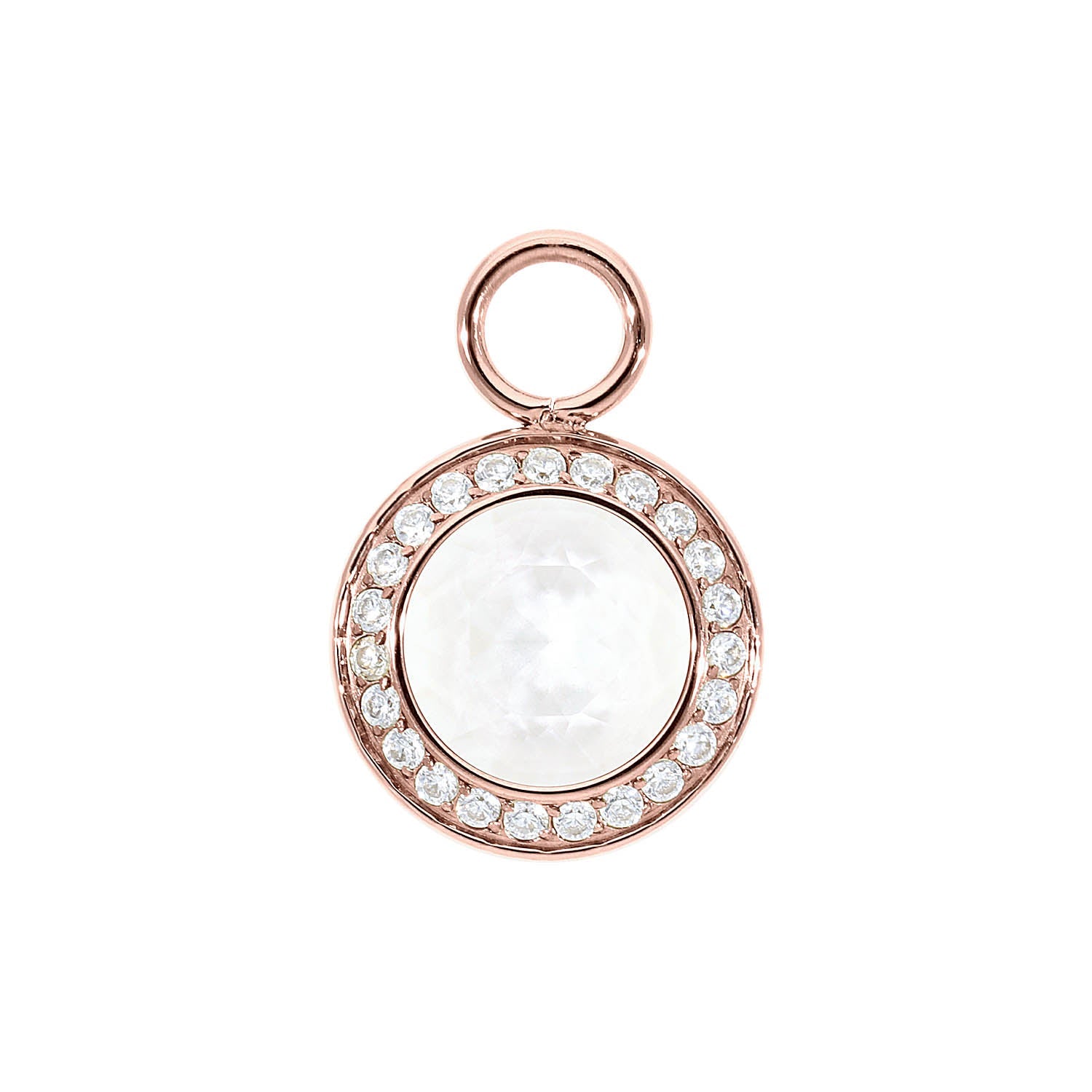 Tondo Deluxe Charm 13 mm - Roségold