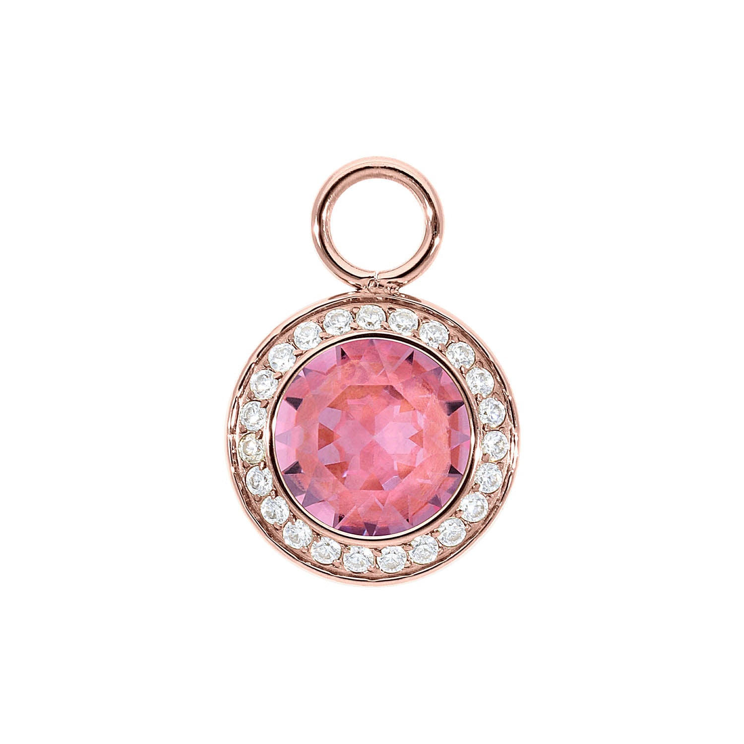 Tondo Deluxe Charm 13 mm - Roségold