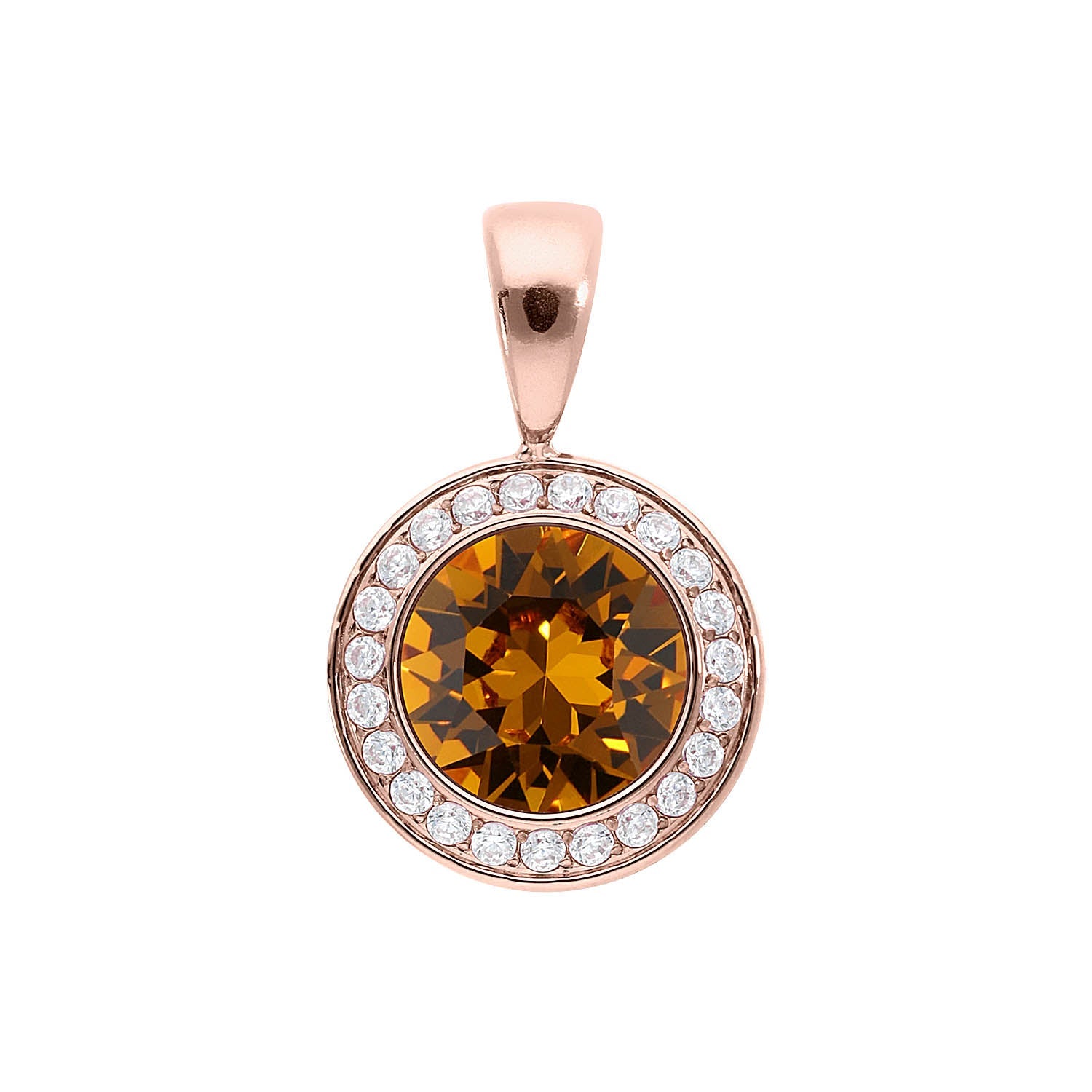 Tondo Deluxe pendant 13 mm - Rose Gold