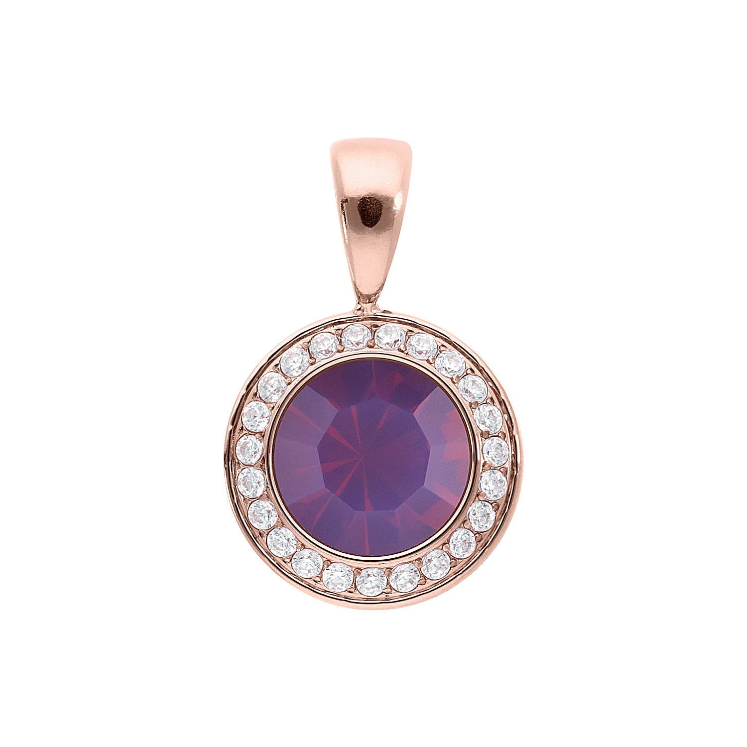 Tondo Deluxe pendant 13 mm - Rose Gold