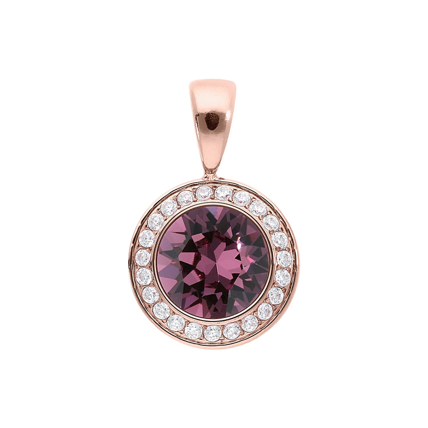 Tondo Deluxe pendant 13 mm - Rose Gold