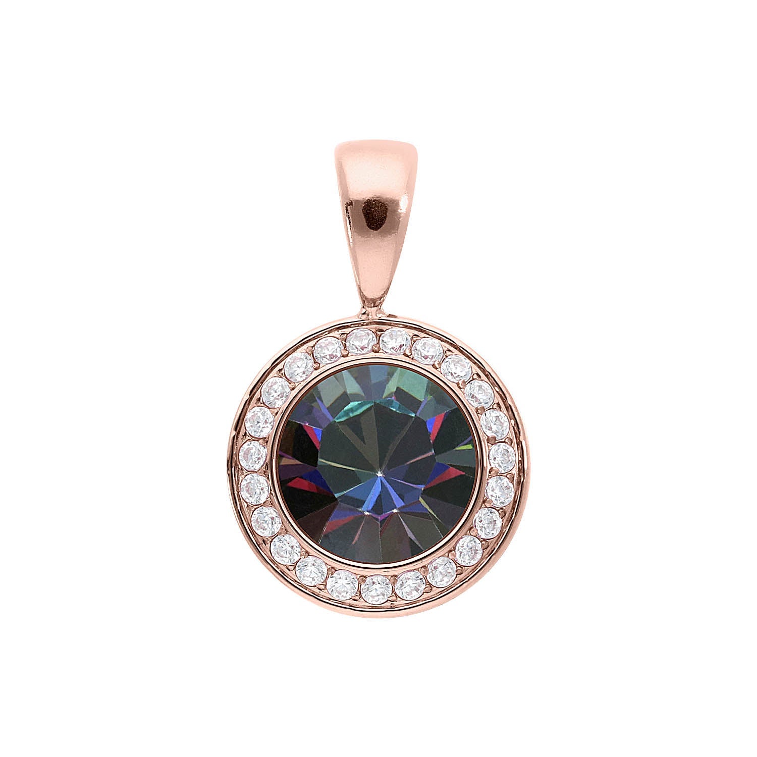 Tondo Deluxe pendant 13 mm - Rose Gold