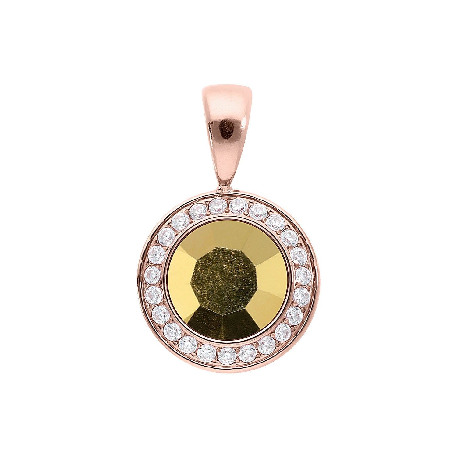 Tondo Deluxe pendant 13 mm - Rose Gold