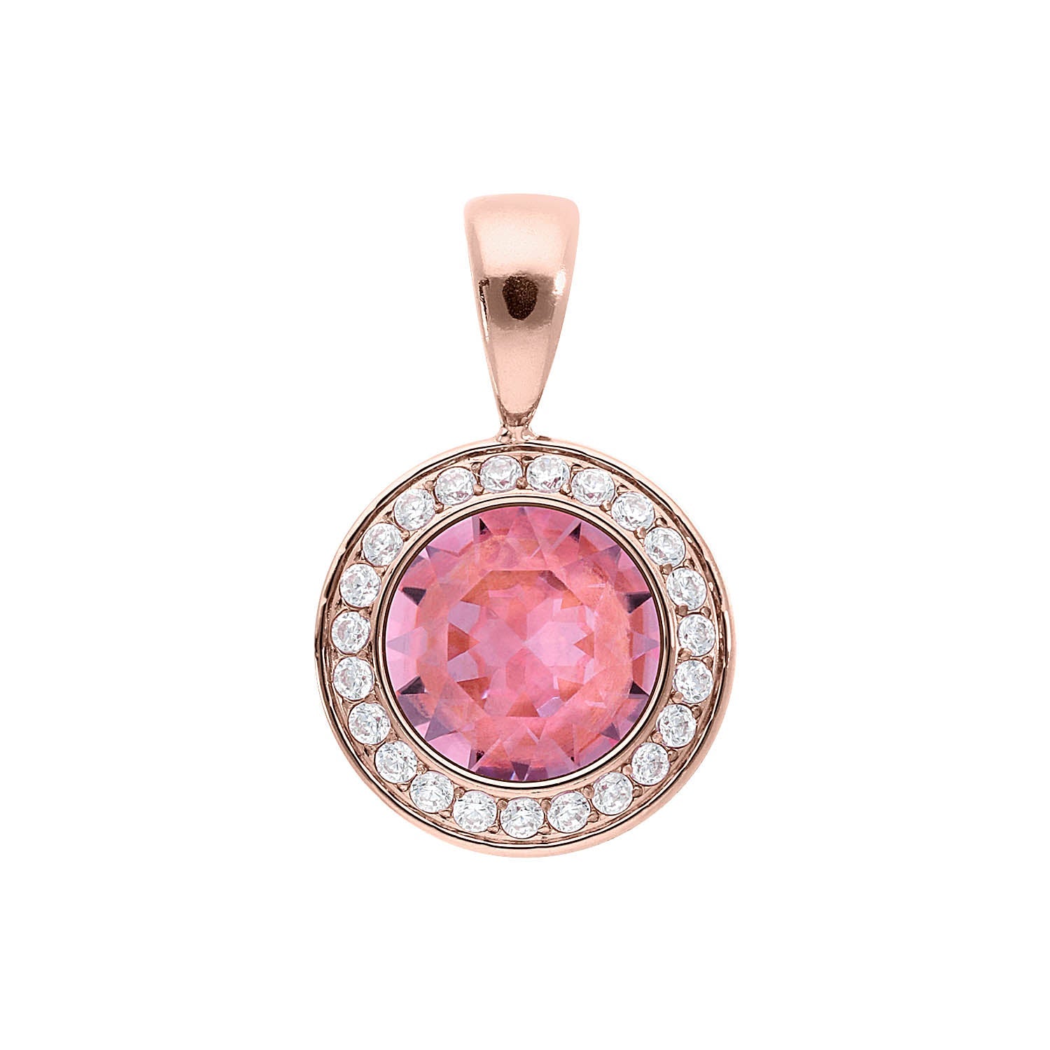 Tondo Deluxe pendant 13 mm - Rose Gold