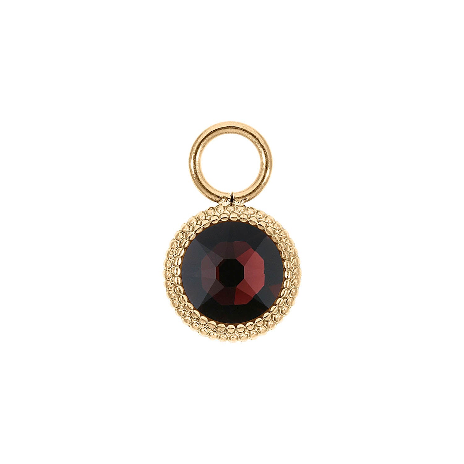 Fabero Flat Charm 10 mm - Gold