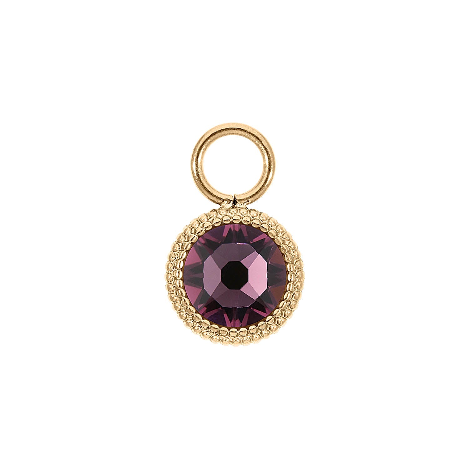 Fabero Flat Charm 10 mm - Gold