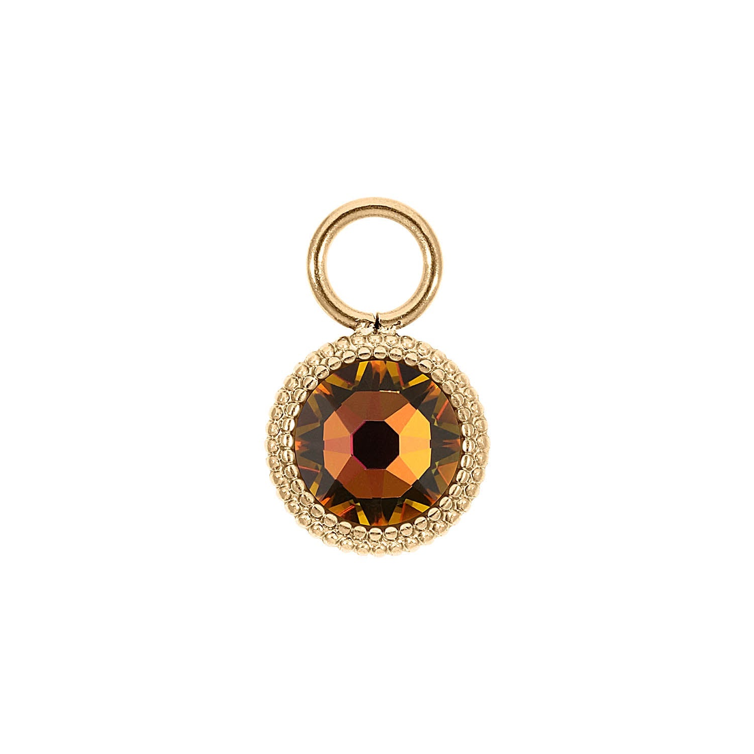 Fabero Flat Charm 10 mm - Gold