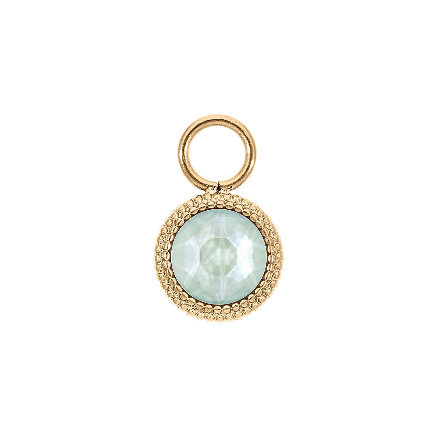 Fabero Flat Charm 10 mm - Gold