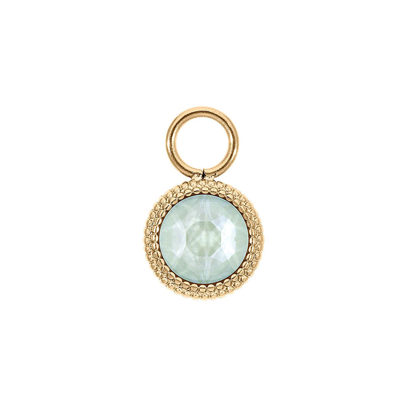 Fabero Flat Charm 10 mm - Gold