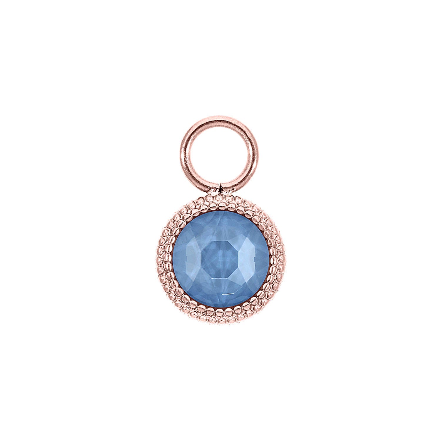 Fabero Flat Charm 10 mm - Roségold