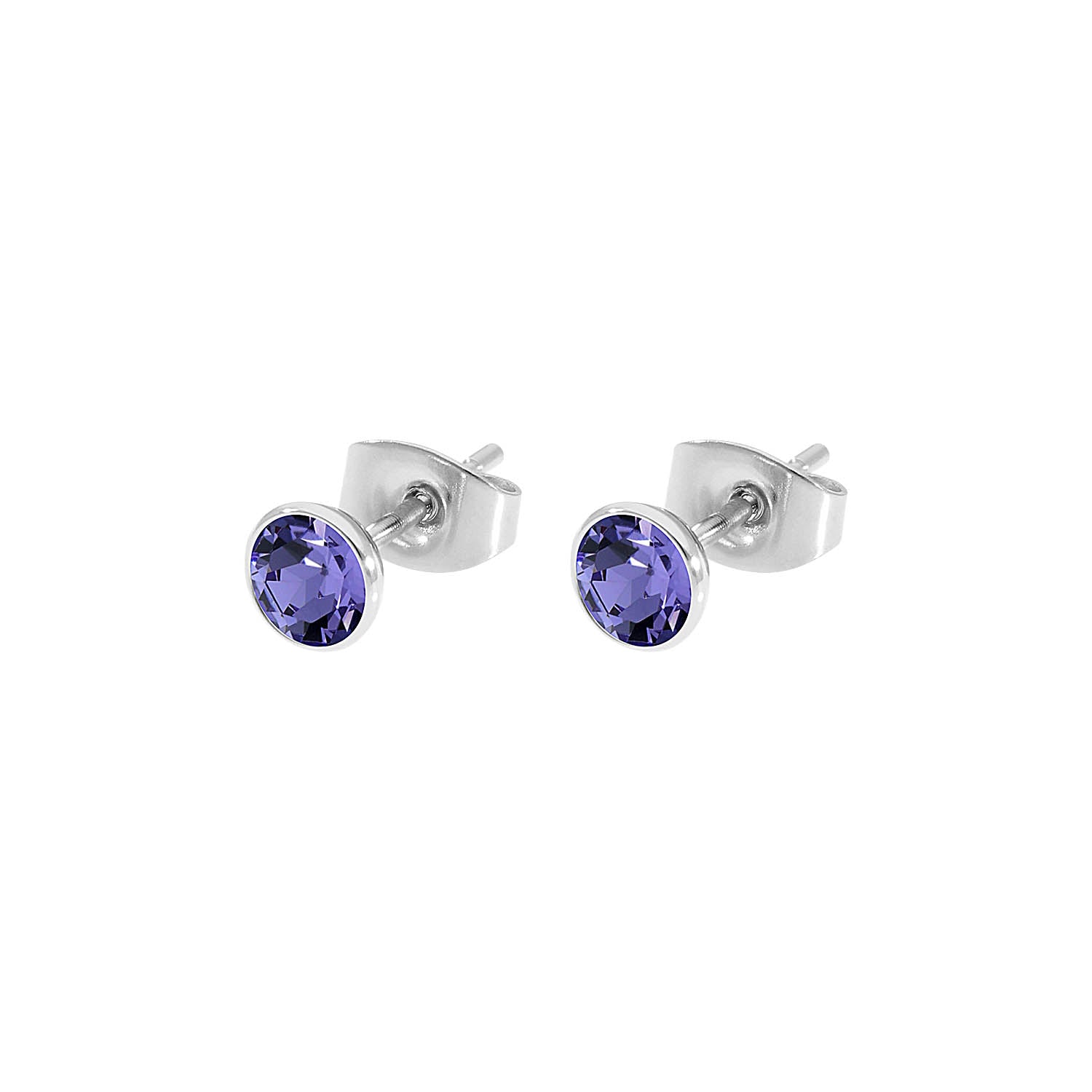 Bottone Ear Studs 5 mm - Silver