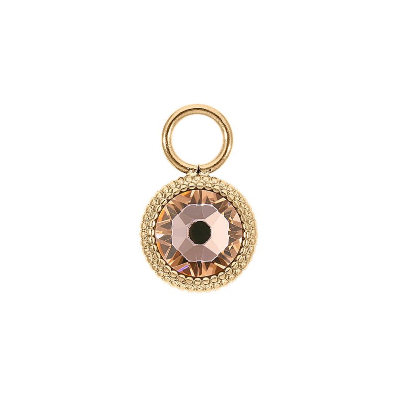 Fabero Flat Charm 10 mm - Gold