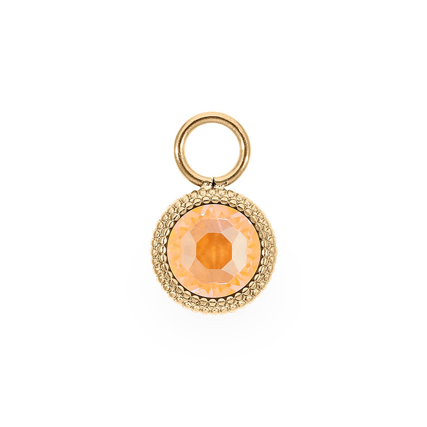 Fabero Flat Charm 10 mm - Gold