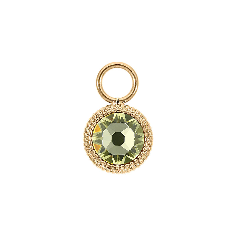 Fabero Flat Charm 10 mm - Gold