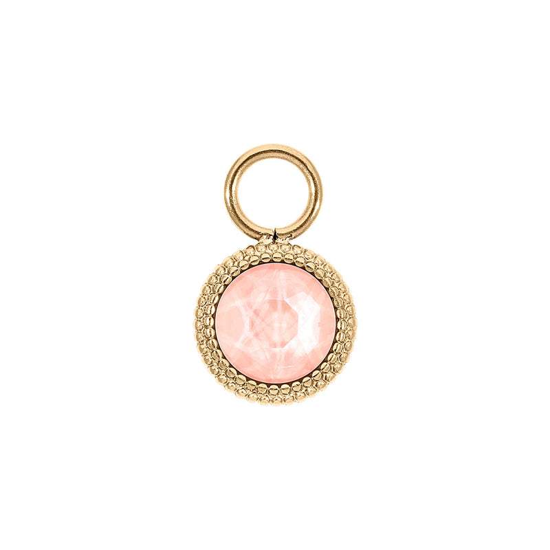 Fabero Flat Charm 10 mm - Gold