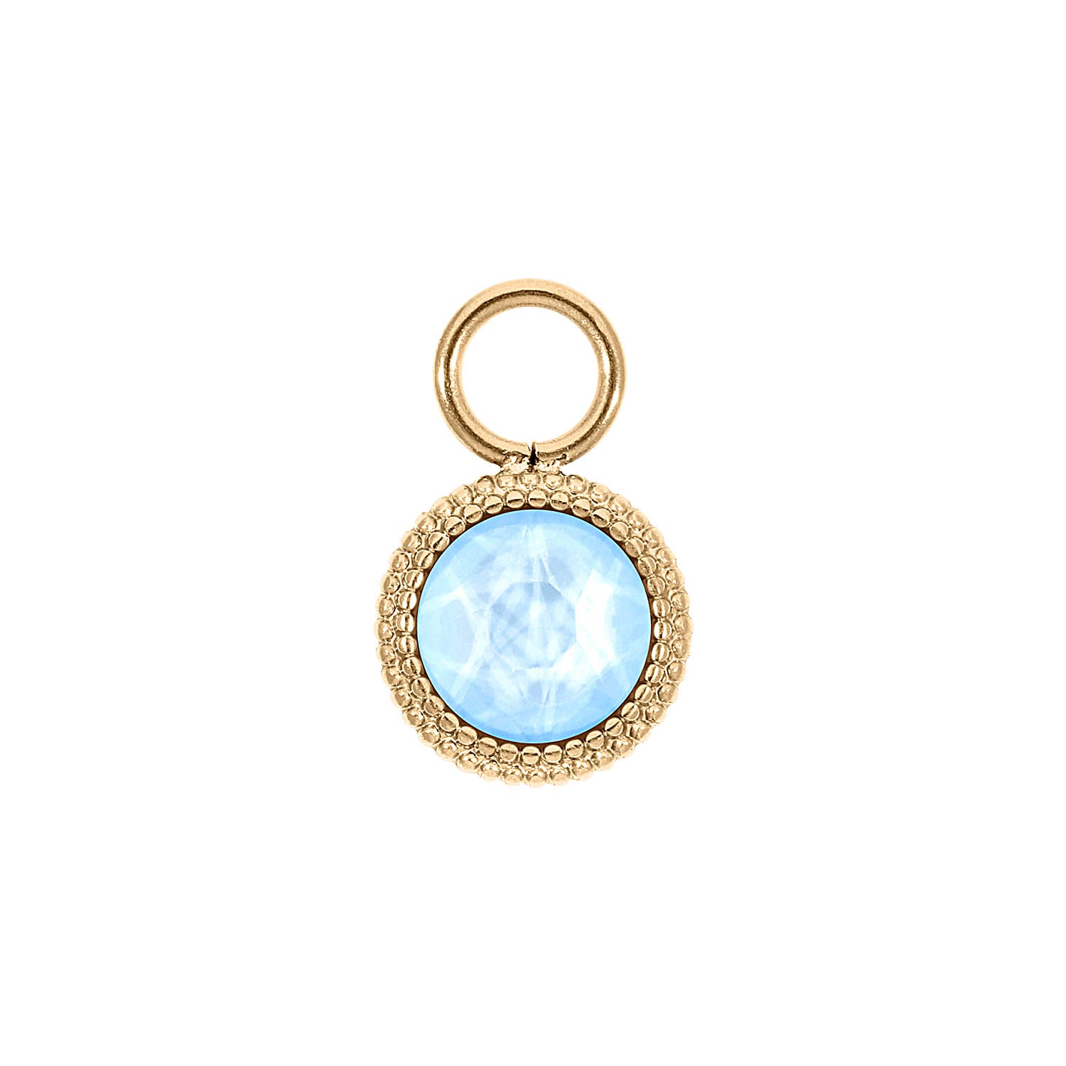 Fabero Flat Charm 10 mm - Gold