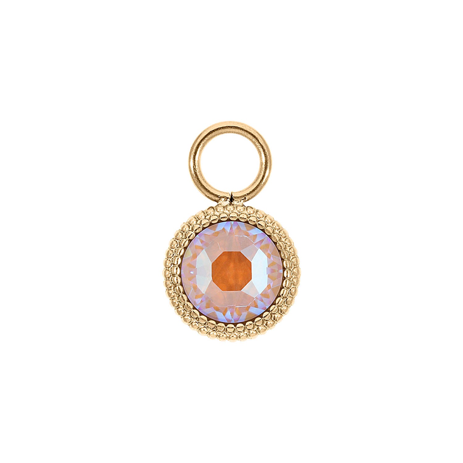 Fabero Flat Charm 10 mm - Gold