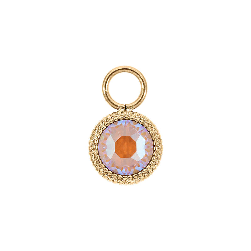 Fabero Flat Charm 10 mm - Gold