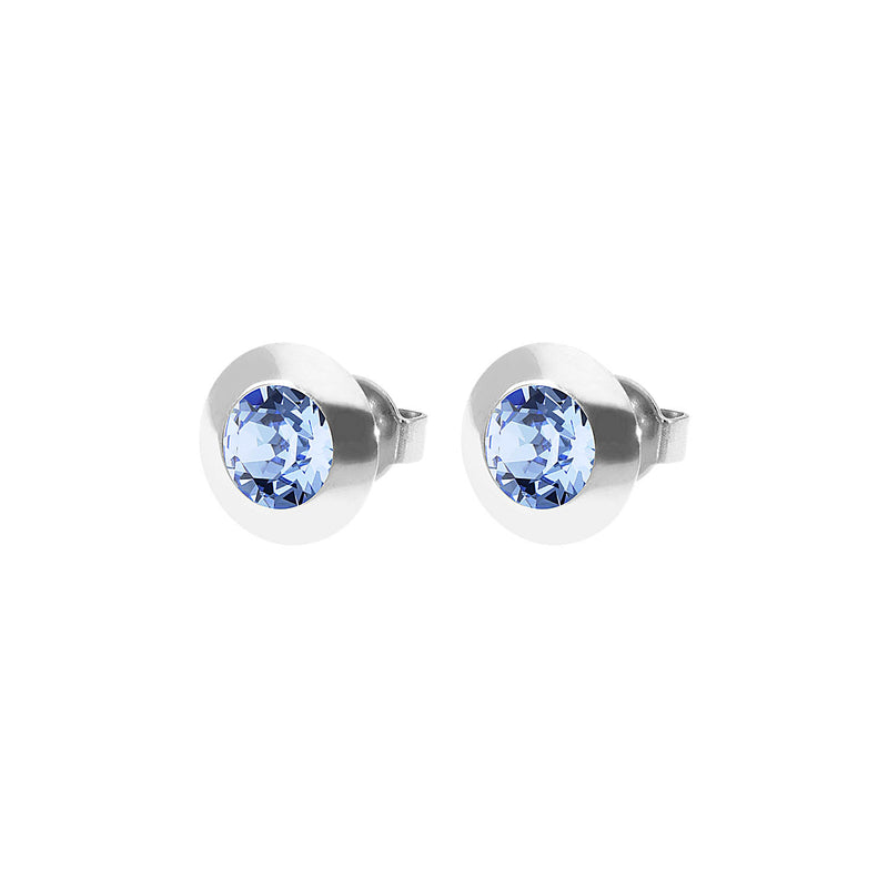 Tondo Ear Studs 9 mm - Silver