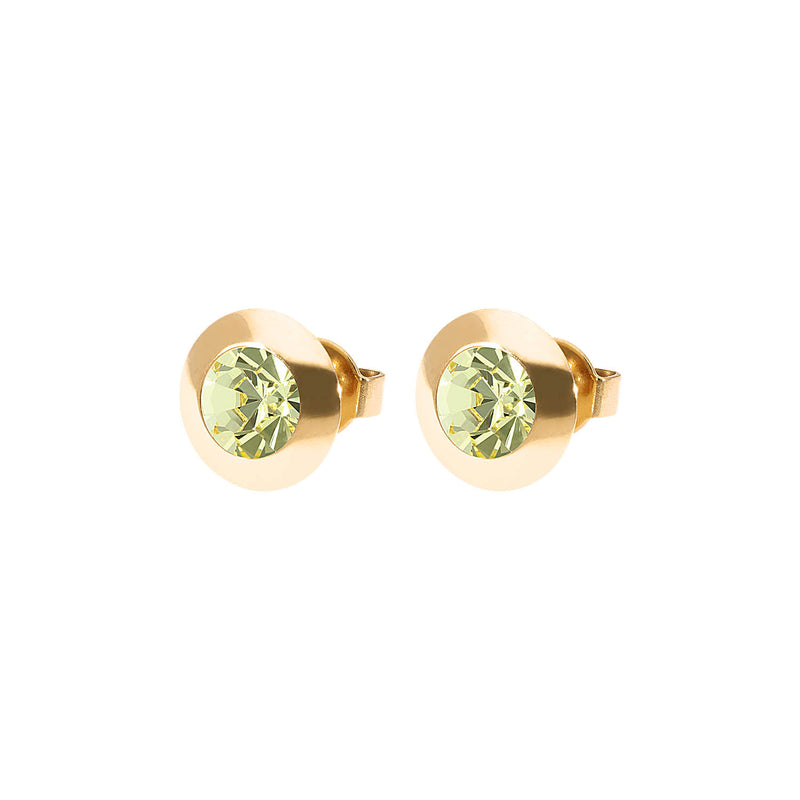 Tondo Ear Studs 9 mm - Gold