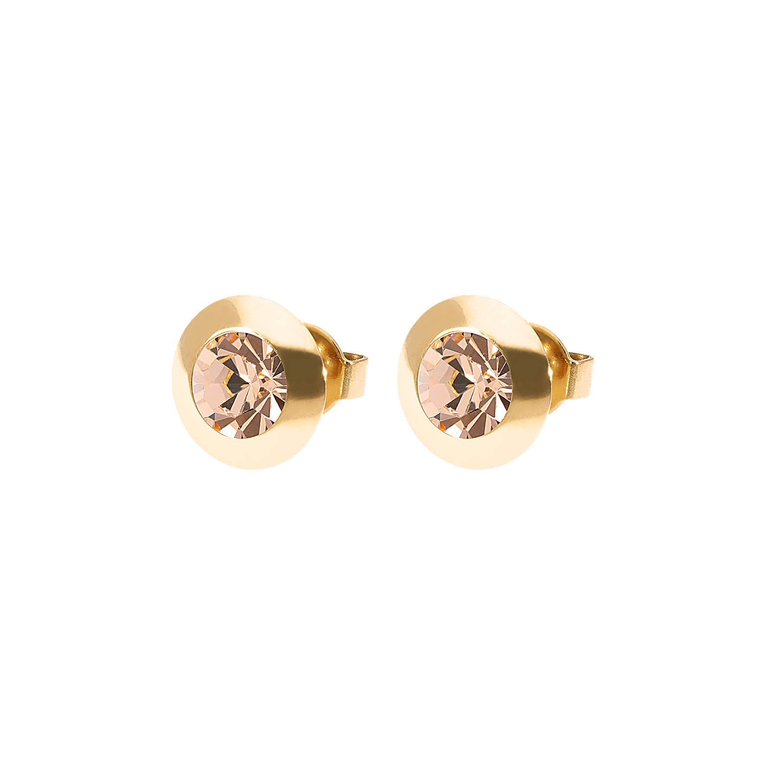 Tondo Ear Studs 9 mm - Gold