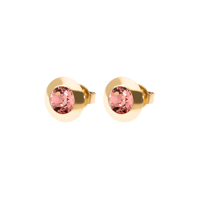 Tondo Ear Studs 9 mm - Gold