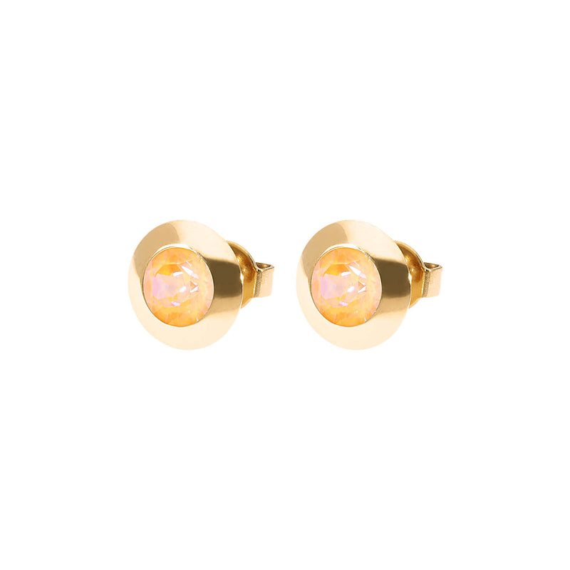 Tondo Ohrstecker 9 mm - Gold