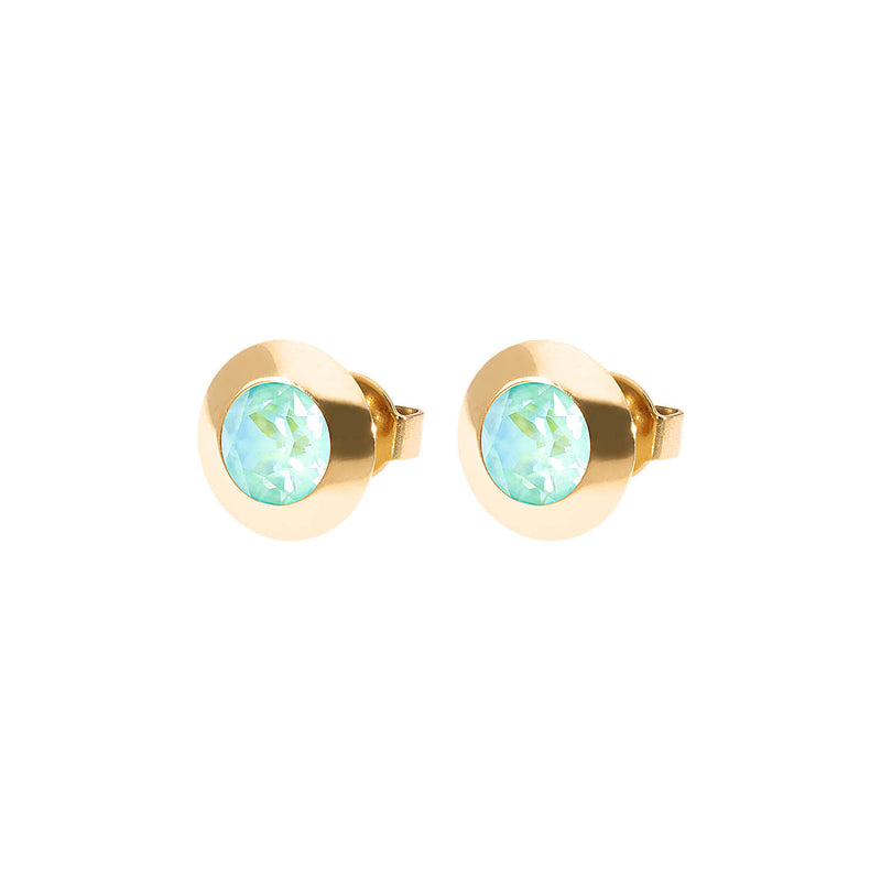 Tondo Ear Studs 9 mm - Gold