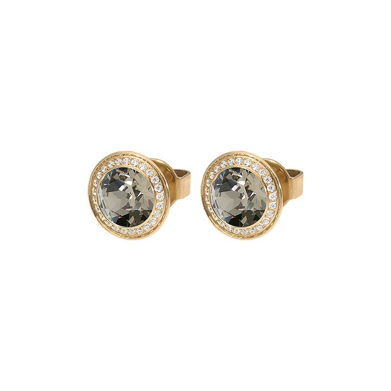 Tondo Deluxe Ear Studs 9mm - Gold