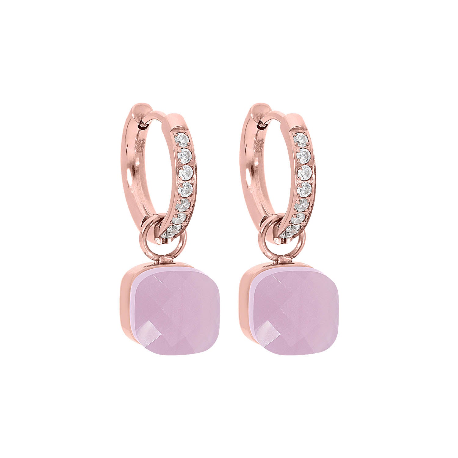 Firenze Deluxe Hoop Earring - Rose Gold