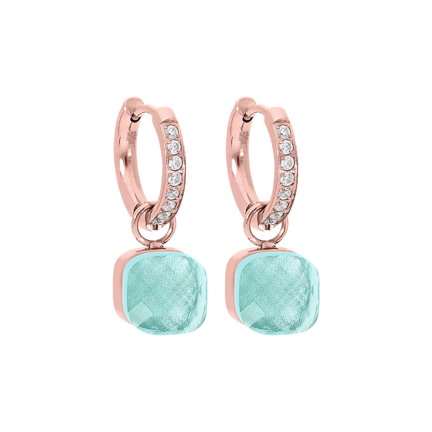 Firenze Deluxe Hoop Earring - Rose Gold