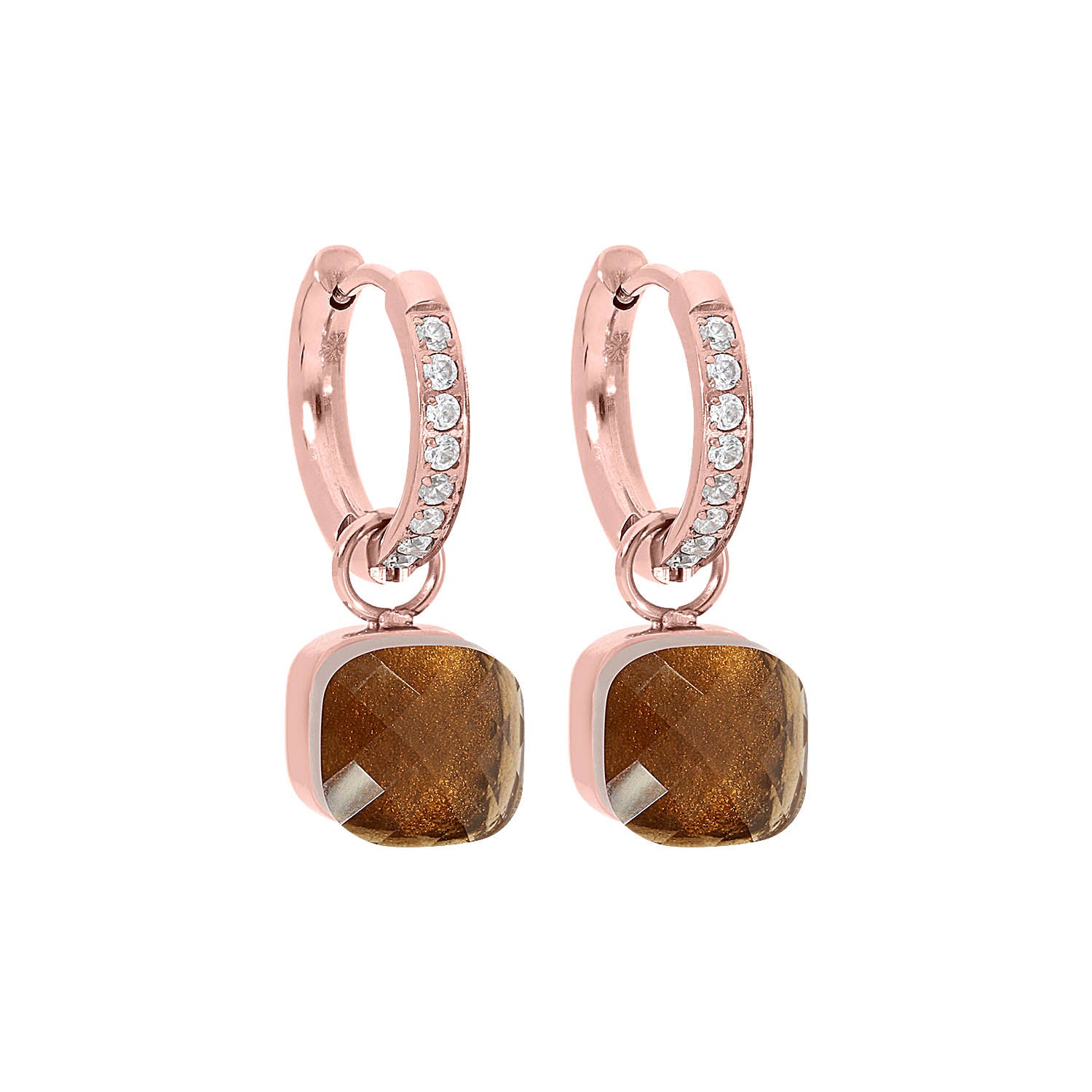 Firenze Deluxe Hoop Earring - Rose Gold