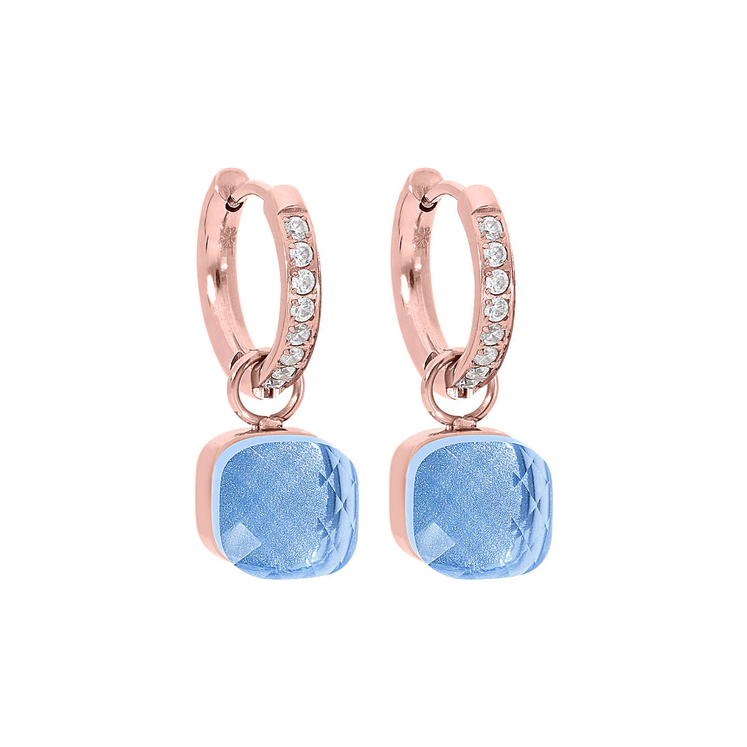 Firenze Deluxe Hoop Earring - Rose Gold