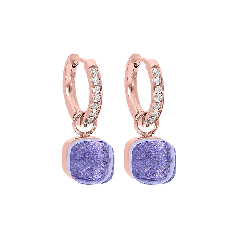 Firenze Deluxe Hoop Earring - Rose Gold