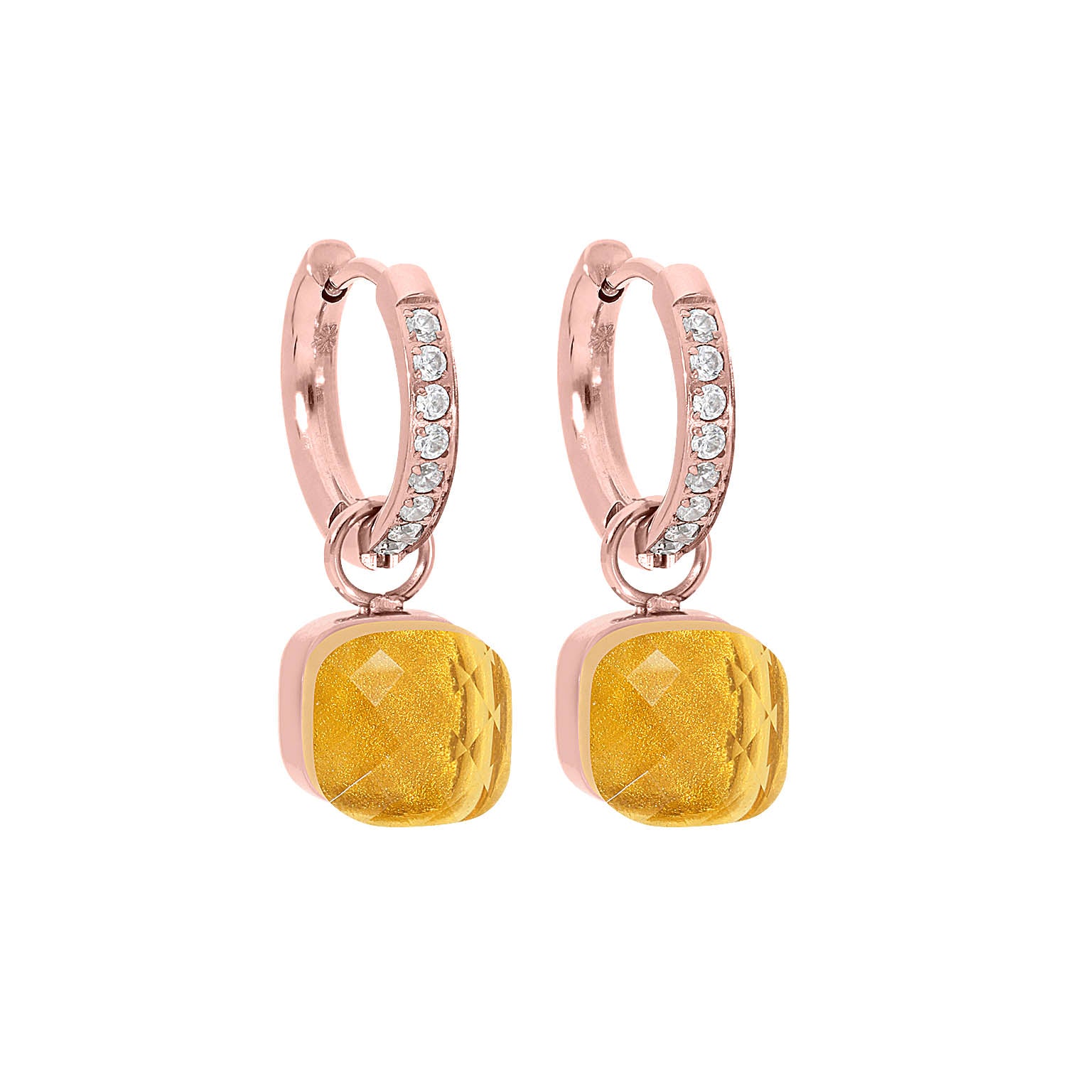 Firenze Deluxe Hoop Earring - Rose Gold