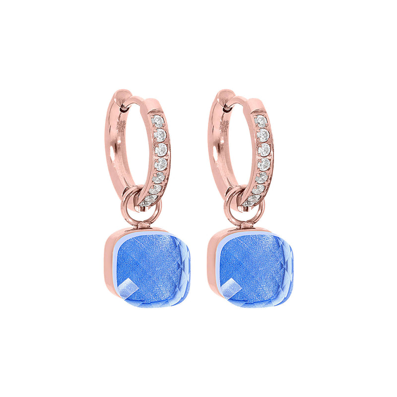 Firenze Deluxe Hoop Earring - Rose Gold