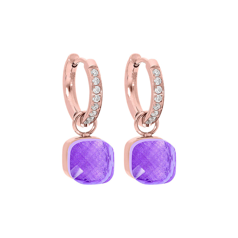 Firenze Deluxe Hoop Earring - Rose Gold