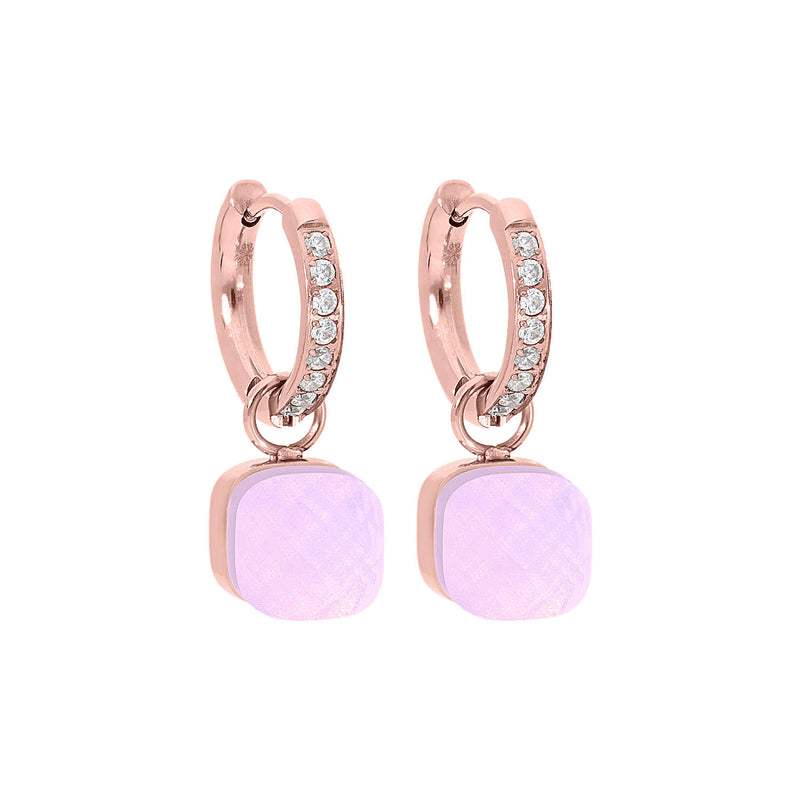 Firenze Deluxe Hoop Earring - Rose Gold